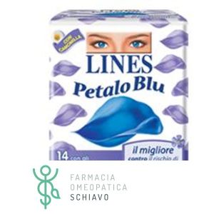 Lines Petal Midnight Blue Pads With Wings 10 Pieces