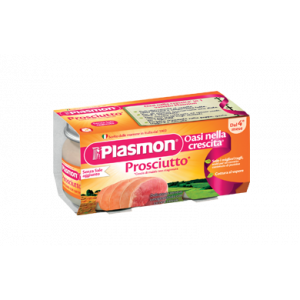 Plasmon Homogenized Cooked Ham 2 Jars Of 80g