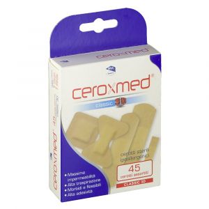 Ceroxmed Classic Plasters Assorted Formats 45 Pieces