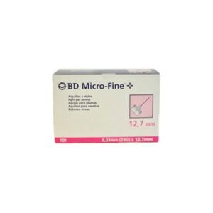 Ago per Penna da Insulina Bd Microfine Iv Gauge 29 12,7mm 100 Pezzi