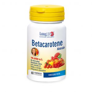 Longlife beta-carotene 10000 dietary supplement 60 tablets