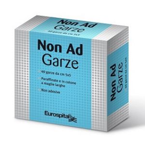 Non Ad Garze Paraffinate In Cotone 5x5 Cm 40 Pezzi