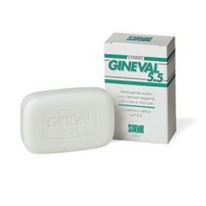 Gineval soap ph 5.5 antibacterial intimate hygiene cleanser 100 g