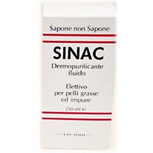 Sinac dermopurifying fluid soap non-soap for oily skin 250 ml