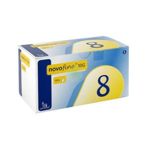 Novofine Subcutaneous Insulin Injection Needles 30 G 8 mm 100 Pieces