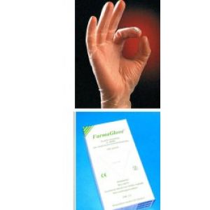 Farmacare Pic Disposable Sterile Vinyl Glove Small Size 100 Pieces
