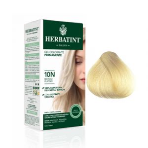 Herbatint Permanent Hair Coloring Gel 10n - Platinum Blonde 150ml