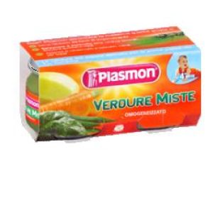 Plasmon Homogenized Mixed Vegetables 2 Jars of 80 g