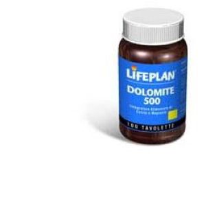 Life Plan Dolomite 500 Calcium and Magnesium Supplement 100 Tablets