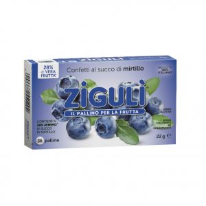 Ziguli Confetti With Blueberry Juice