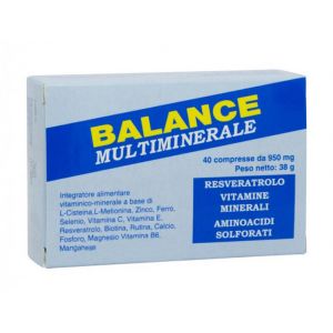 Balance Multimineral Multimineral Supplement 40 Tablets
