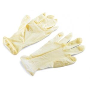 Borella Disposable Latex Gloves Size S 100 Pieces