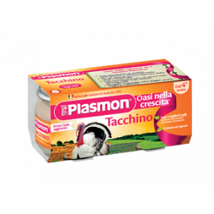 Plasmon Homogenized Turkey 2 Jars of 120 g