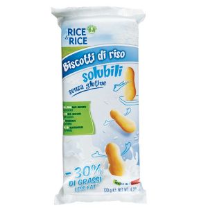 Rice&rice Gluten Free Soluble Rice Biscuits Probios 120g