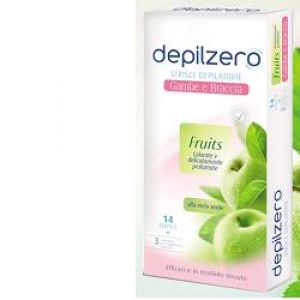 Depilzero fruits depilatory strips for the body 14 pieces