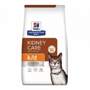 Hill's Prescription Diet K/d Kidney Care Crocchette di Pollo per Gatti Sacco 400g