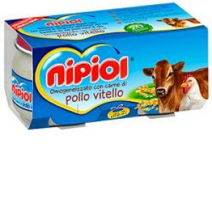 Nipiol Homogenized Veal Chicken 80g 2 Pieces
