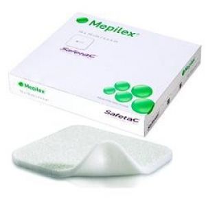 Mepilex Polyurethane Foam Dressing 10x10 Cm 5 Pieces