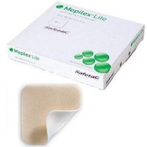 Mepilex Lite Polyurethane Foam Dressing 10x10 Cm 5 Pieces