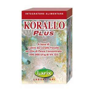 Larix Laboratories Korallo Plus Food Supplement 80 Capsules