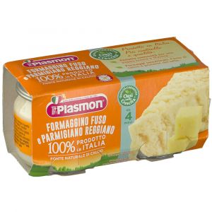 Plasmon Homogenized With Melted Cheese With Parmigiano Reggiano 2x80g