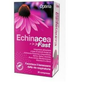Optima Echinacea Fast Respiratory System Wellness Supplement 20 Tablets