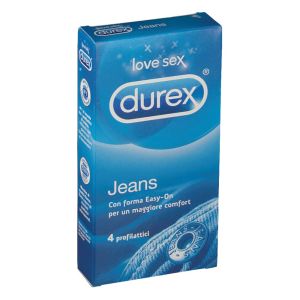 Durex jeans condoms with easy-on shape 4 pieces