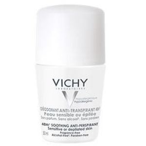 Vichy antiperspirant roll-on deodorant sensitive skin 48h 50ml