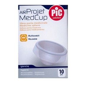 Pic Solution Air Projet Med Cup Sfere Porta Medicinale 10 Pezzi