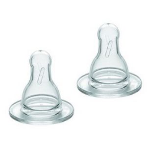 Medela Slow Flow Silicone Teat 2 Pieces