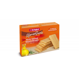 Mediterranean Toasted Slices Gluten Free Biaglut 10 Single Portions