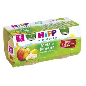 Hipp Organic Grated Fruit Apple Banana 4x100g