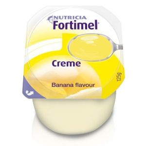 Nutricia Fortimel Creme Nutritional Supplement Banana Flavor 4x125 g