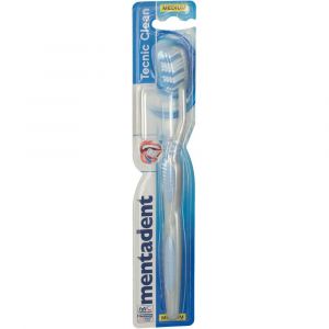 Mentadent tecnic clean medium toothbrush