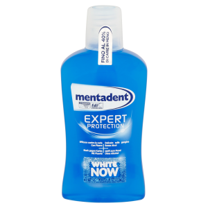 Mentadent mouthwash white now 500 ml