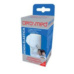 Ceroxmed Elastic Bandage 6x450 Cm With Hook 1 Piece