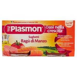 Plasmon I Sauces With Beef Ragout 2 Jars of 80 g