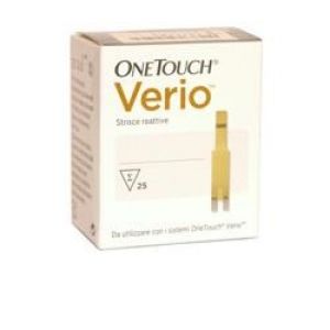 Onetouch Verio Test Strips For Measuring Blood Glucose 25 Pieces