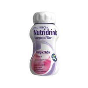 Nutridrink Compact Fiber Strawberry Flavor Supplement 4x125 ml