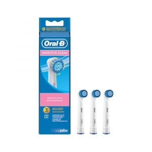 Oralb sensitive clean eb60 electric toothbrush heads 3 pieces