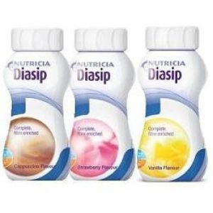 Diasip Supplement For Diabetics Strawberry Flavor 4x200 ml