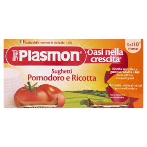 Plasmon Tomato And Ricotta Sauce 80g X 2 Pieces