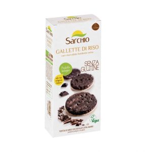 Sarchio Rice Cakes With Dark Chocolate Gluten Free 34 g