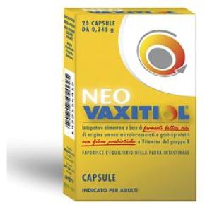 Neo Vaxitiol Supplement of Live Lactic Ferments 20 Capsules