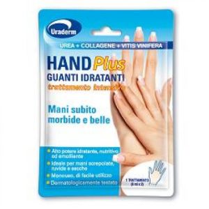 Uraderm Hand Plus Guanti Idratanti Trattamento Mani Intensivo Monouso 2 Pezzi 8ml