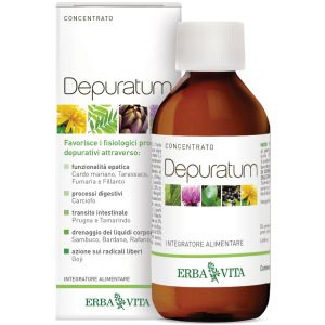 Erbavita line depuratum depuratum concentrated food supplement 200ml