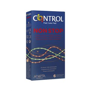 Control Non Stop Condoms Delays and Stimulants 6 Pieces