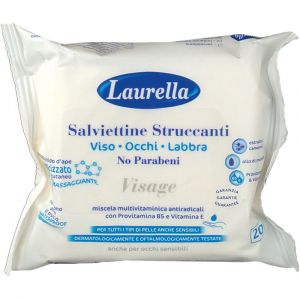Laurella moisturizing face eye make-up remover wipes 20 pieces