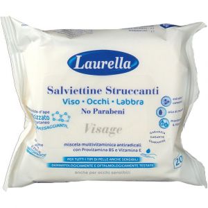 Laurella salviette struccanti idratanti viso occhi 20 pezzi