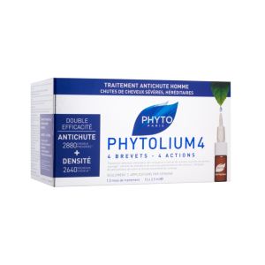 Phyto phytolium4 men's hair loss treatment 12 vials